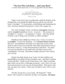 - The First Congregational Church