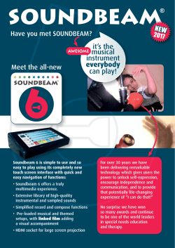 Meet the all-new Have you met SouNDbEaM?