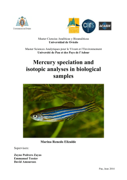 Mercury speciation and isotopic analyses in biological samples