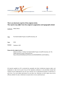 This is an electronic reprint of the original article. This reprint may
