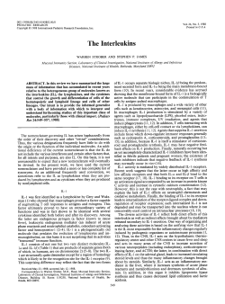 The Interleukins