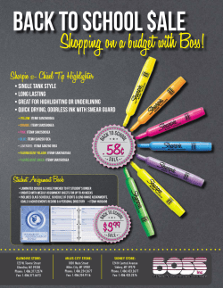 Shopping on a budget with Boss! - ABC-BOSS