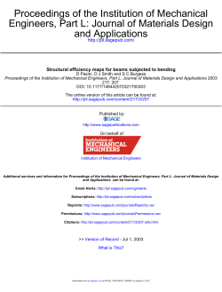 Structural efficiency maps for beams subjected to