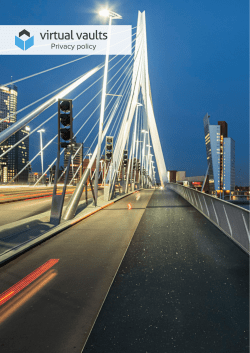 Privacy policy - Virtual Vaults