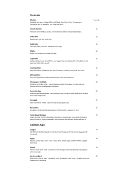 Cocktails Cocktail Jugs