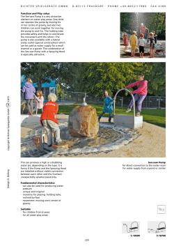 Function and Play value The See-saw Pump is a very attractive