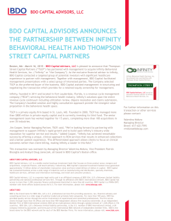 PDF - BDO Capital Advisors, LLC