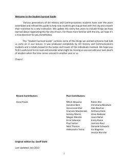 the Student Survival Guide Various generations of