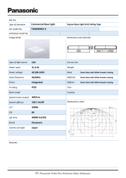 Commercial Base Light T3AM85001-K LED 31.6 W AC100