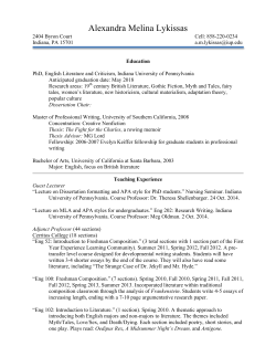 Here`s my entire CV - people.iup.edu