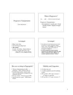 Leveraged - InspireSeattle