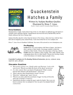 Quackenstein Hatches a Family - Sudipta Bardhan