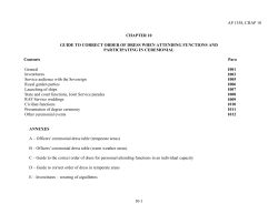 chapter 10 guide to correct order of dress