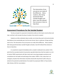 Assessment and Procedures Tx SSS
