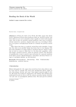 here - Tom Donaldson