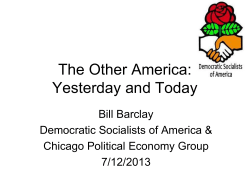 The Other America - DuPage Peace Through Justice Coalition