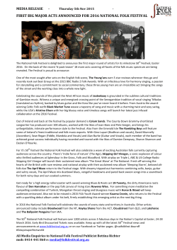 first big major acts announced for 2016 national folk festival