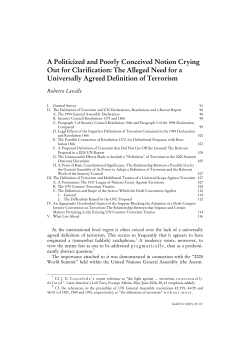 A Politicized and Poorly Conceived Notion Crying Out for