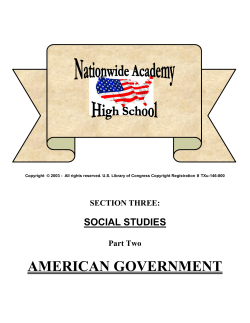 american government - Nationwide Academy High School
