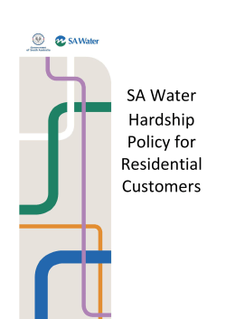 Hardship Policy for residential customers