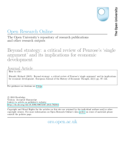 Beyond strategy: a critical review of Penrose`s `single argument`and