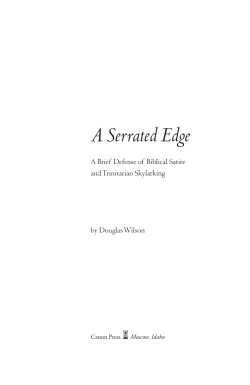 a Serrated Edge