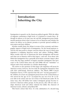 Introduction: Inheriting the City 1