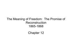 Ch 12 The Meaning of Freedom