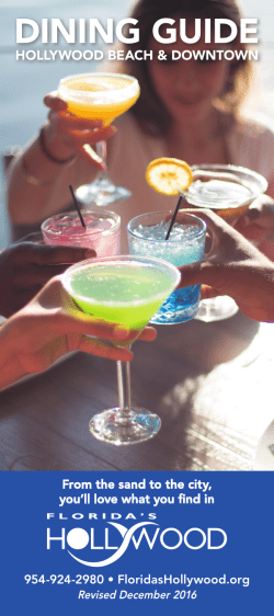 Hollywood Dining Guide