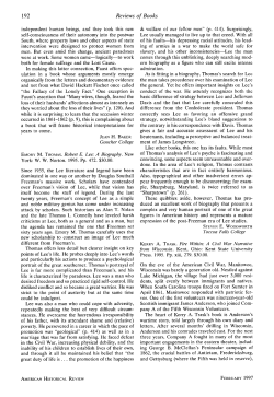 Emory M. Thomas. Robert E. Lee: A Biography. New York: WW