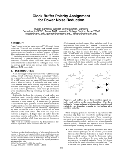 Clock Buffer Polarity Assignment for Power Noise Reduction
