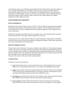 In the following sections, we will briefly compare biblical Christian