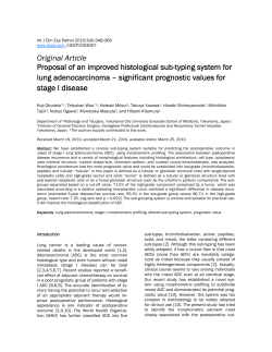Proposal of an improved histological sub