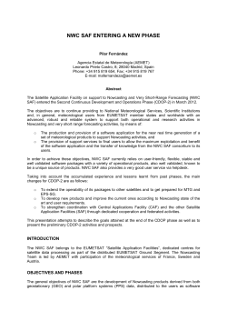 nwc saf entering a new phase