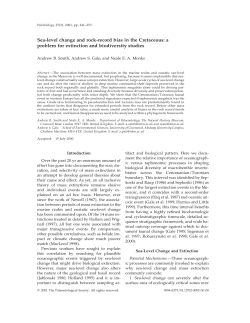 Sea-level change and rock-record bias in the