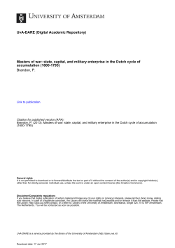 Masters of war - Research Explorer