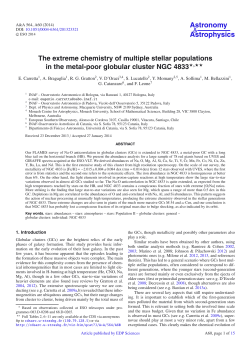 The extreme chemistry of multiple stellar populations in the metal