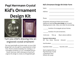 Kid`s Ornament Design Kit