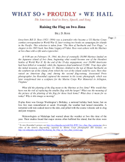 Raising the Flag on Iwo Jima