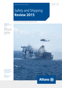Safety and Shipping Review 2015