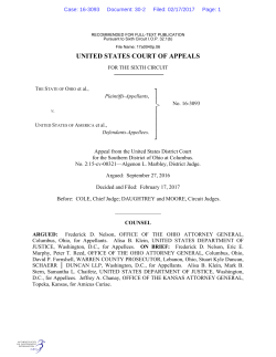 State of Ohio Not Exempt from ACA Transitional