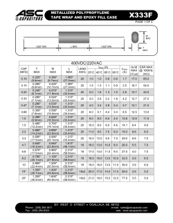 X333F - ASC Capacitors