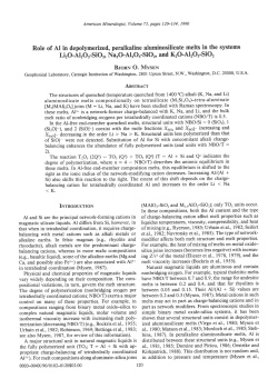 Role of Al in depolymerized, peralkaline aluminosilicate