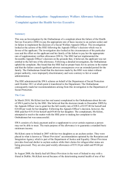 Appeal Denied - the Office of the Ombudsman