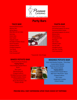 Party Bars - Picasso Catering
