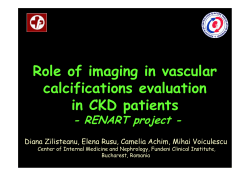 Role of imaging in vascular calcifications