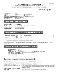 material safety data sheet section ii &ndash; hazardous ingredients
