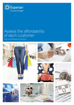 Assess the affordability of each customer