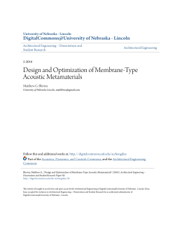 Design and Optimization of Membrane