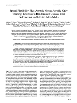 Spinal-Flexibility-Plus-Aerobic Versus Aerobic